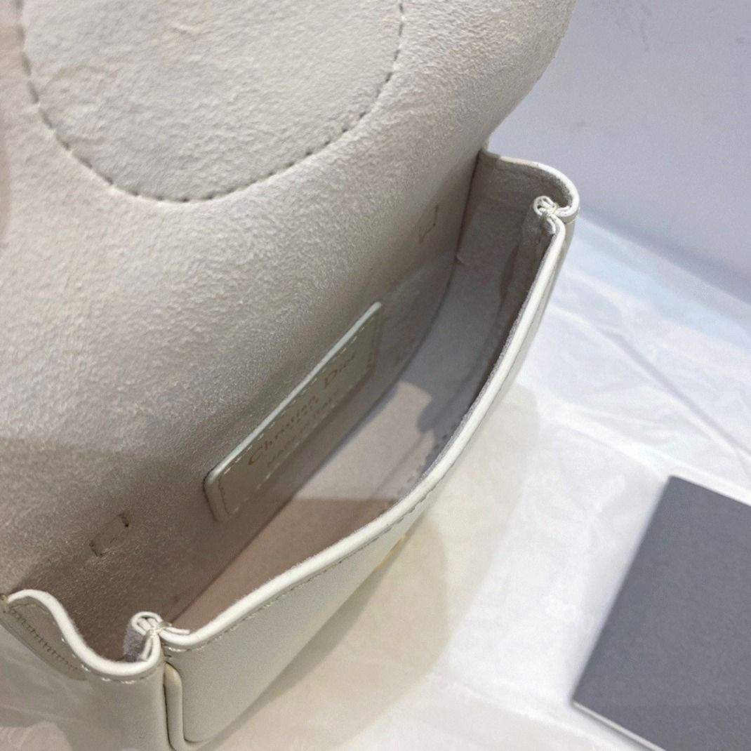 D10r Bobby Micro Bag Replica in White