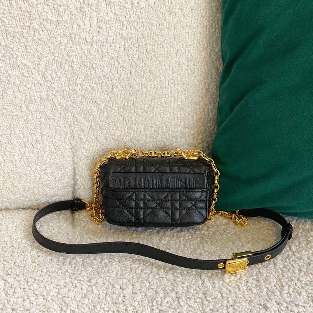 D10r Caro Micro Bag Knockoff in Black