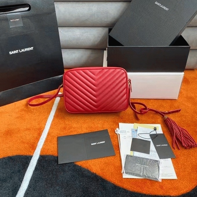 Replica Sa1nt Lau*nt Lou Camera Bag Red