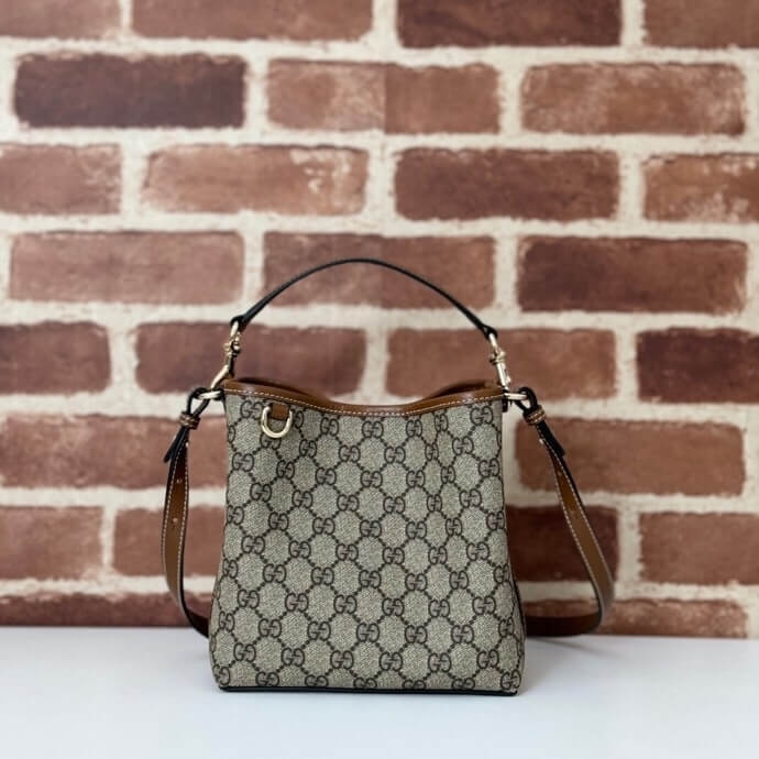 GG Emblem mini bucket bag