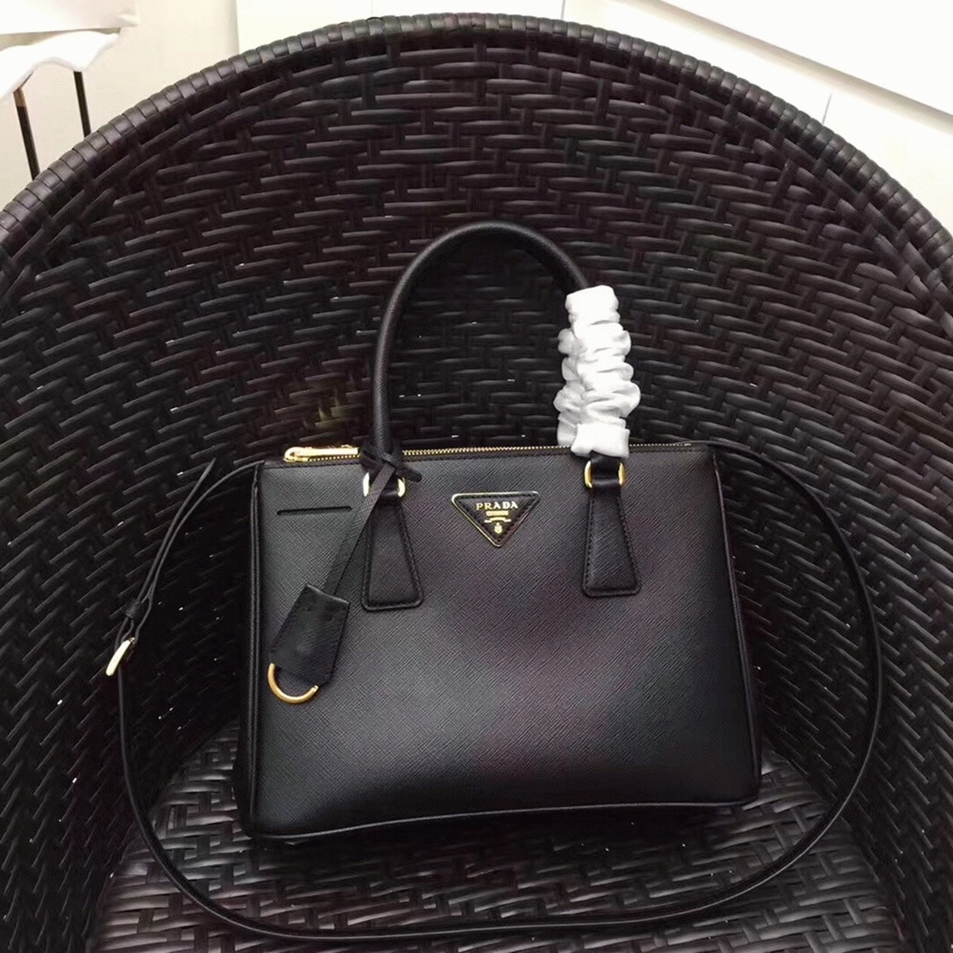 Pra*a Galleria Medium Bag Replica in Black