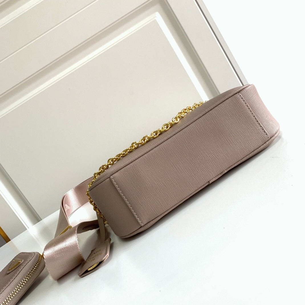 Pra*a Re-Edition 2005 Shoulder Bag Fake in Taupe