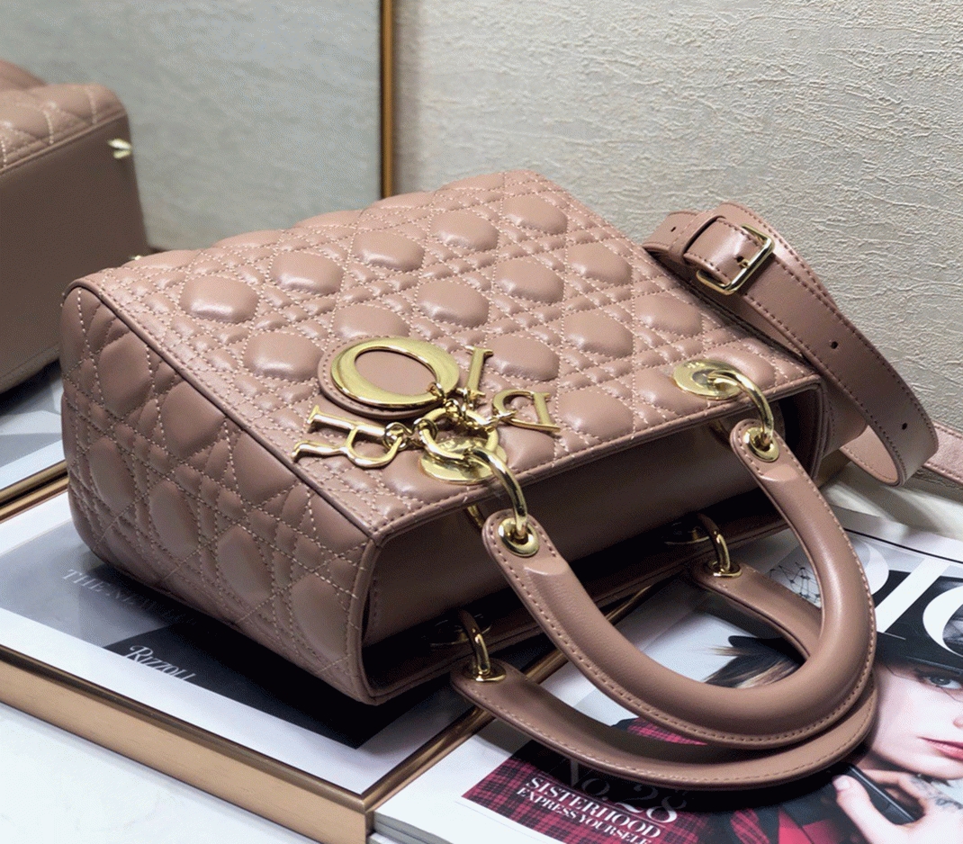 D10r Lady D10r Medium Bag Fake in Blush