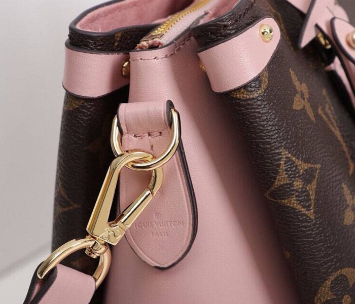L0vis Vvtt0n Monogram Canvas Soufflot BB Bag In Peach