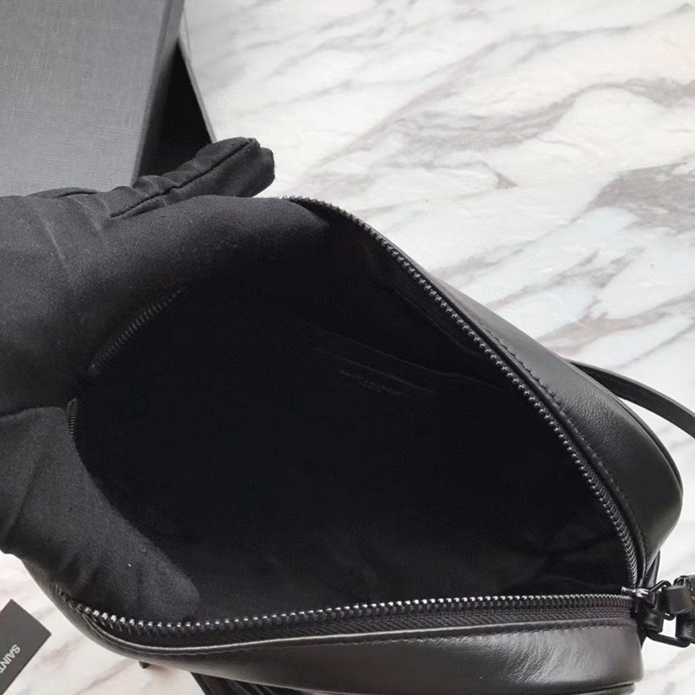 Fake Sa1nt Lau*nt Lou Camera Bag Black