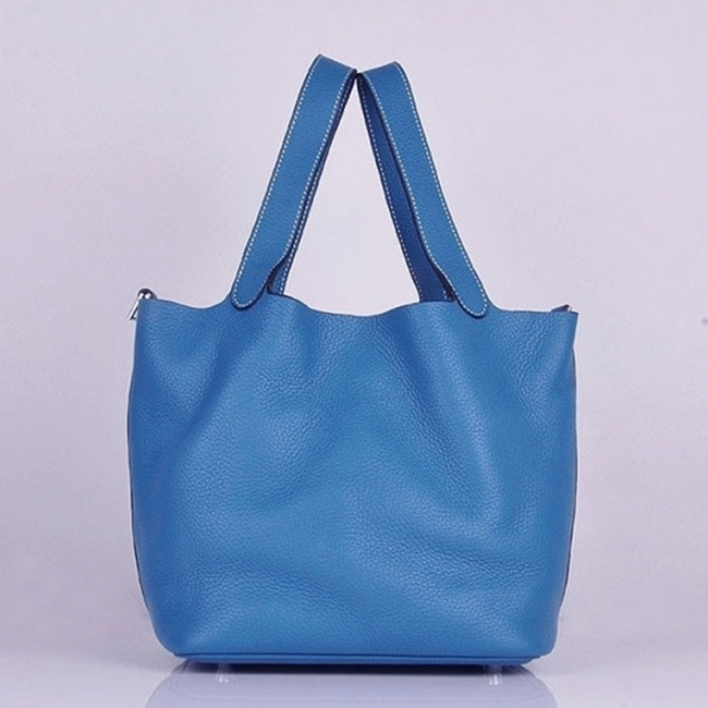 Blue replica H**me5 Picotin Lock handbag