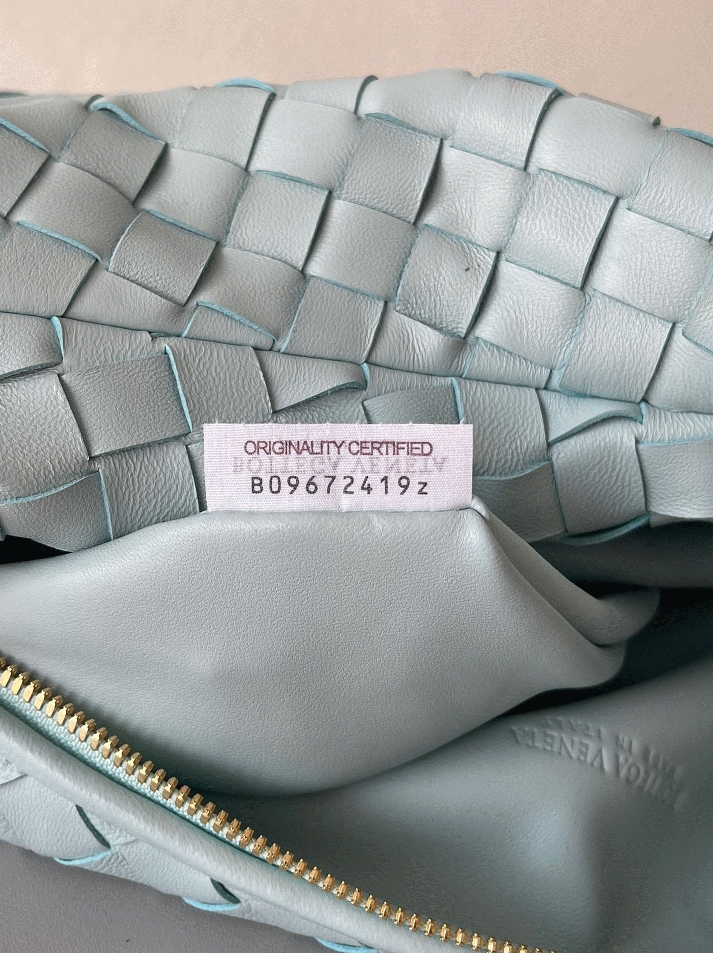 Fake B0tt*ga Ven*ta BV Jodie Teen Bag Teal Washed
