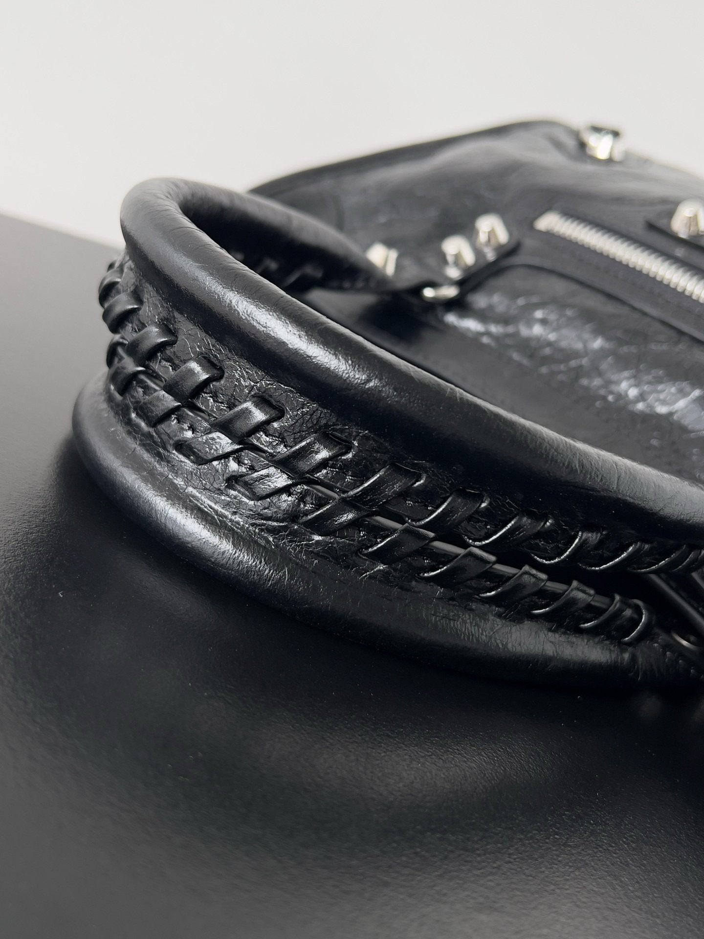Knockoff Ba1en*iaga Le City Small Bag Black Arena Lambskin