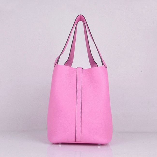 Pink replica designer H**me5 Picotin Lock handbag
