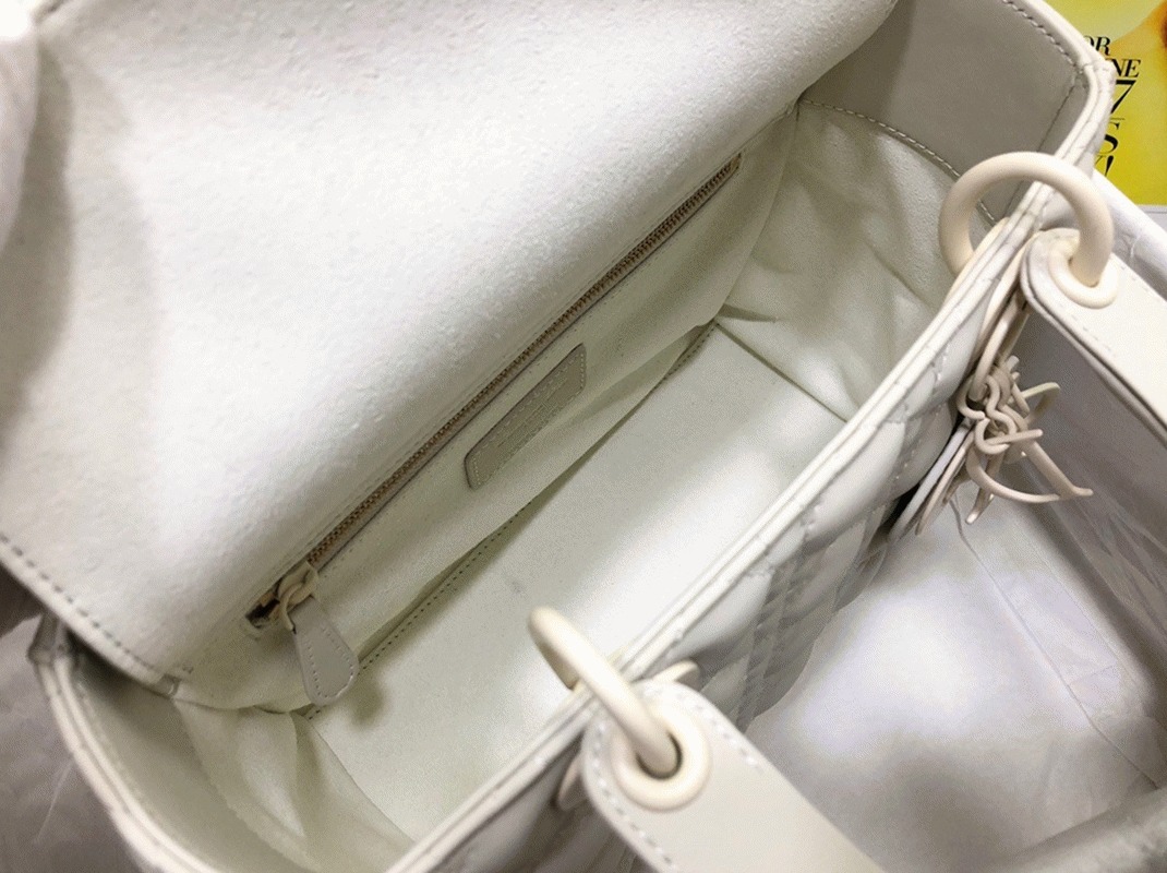 D10r Lady D10r Medium Bag Knockoff in White