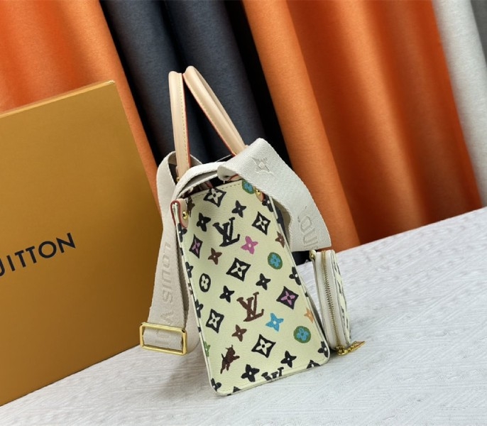 L0vis Vvtt0n Monogram Craggy Onthego PM Tote In Vanilla