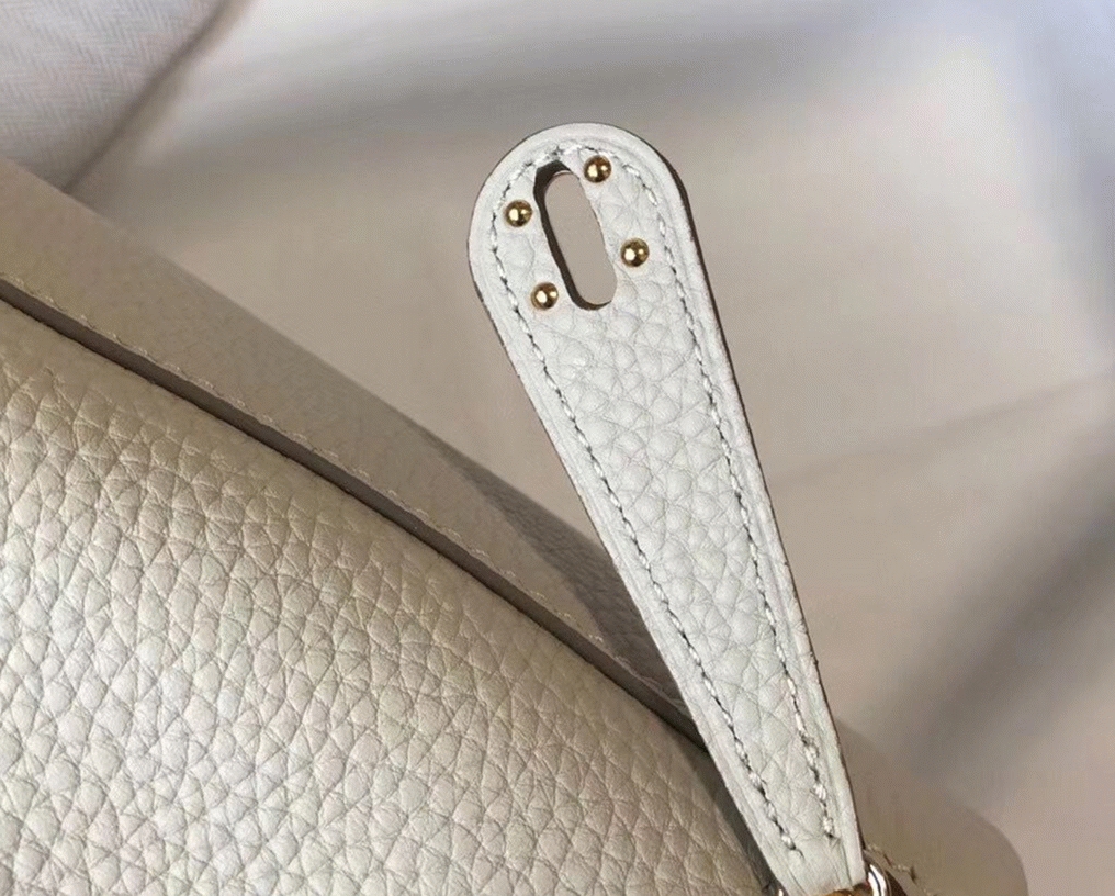 Replica H**me5 Lindy Mini handbag in white clemence leather