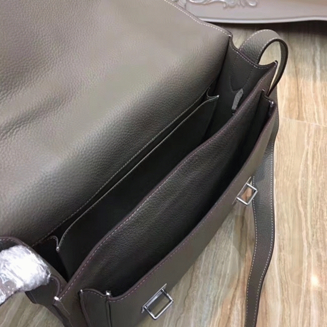 Grey Luxury Replica H**me5 Steve Messenger Bag