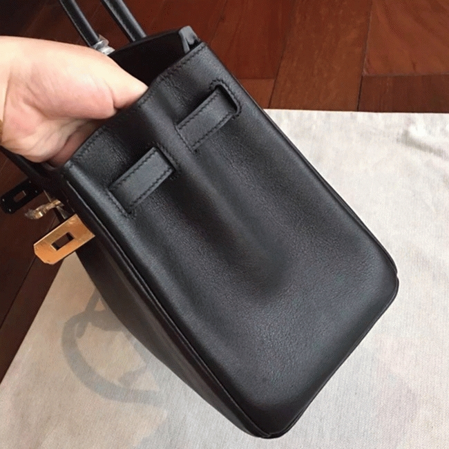 Black Imitation Designer H**me5 Birkin 35cm Purse