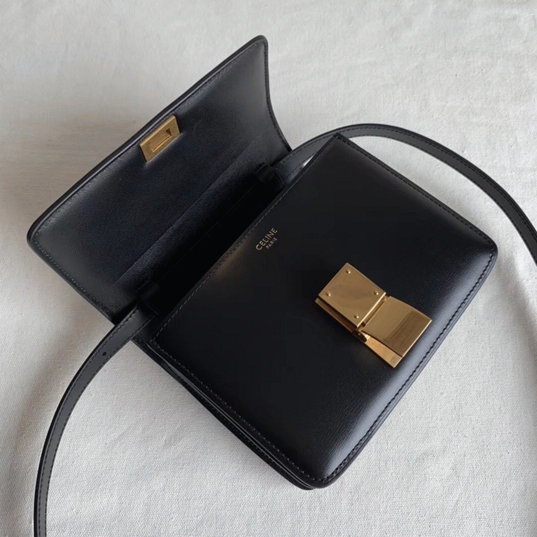 Top Quality Imitation Ce1i*e Classic Box Small Bag In Black