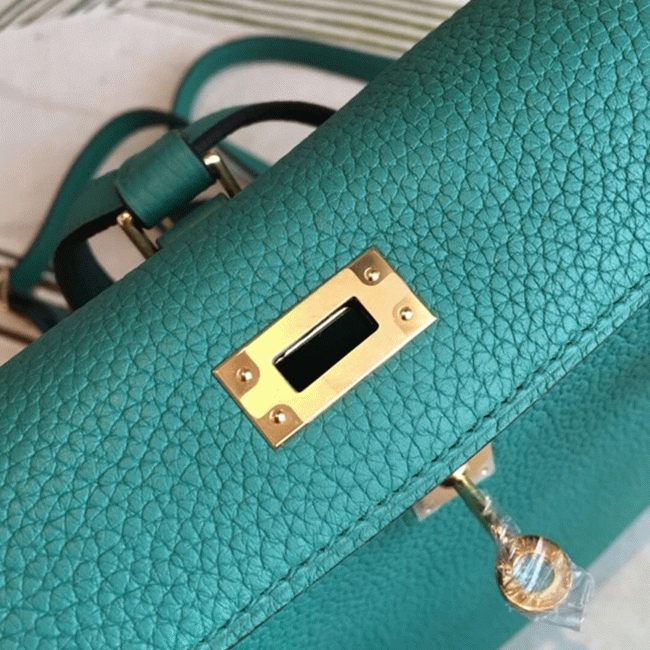 Malachite Clemence Replica H**me5 Kelly Ado PM Backpack