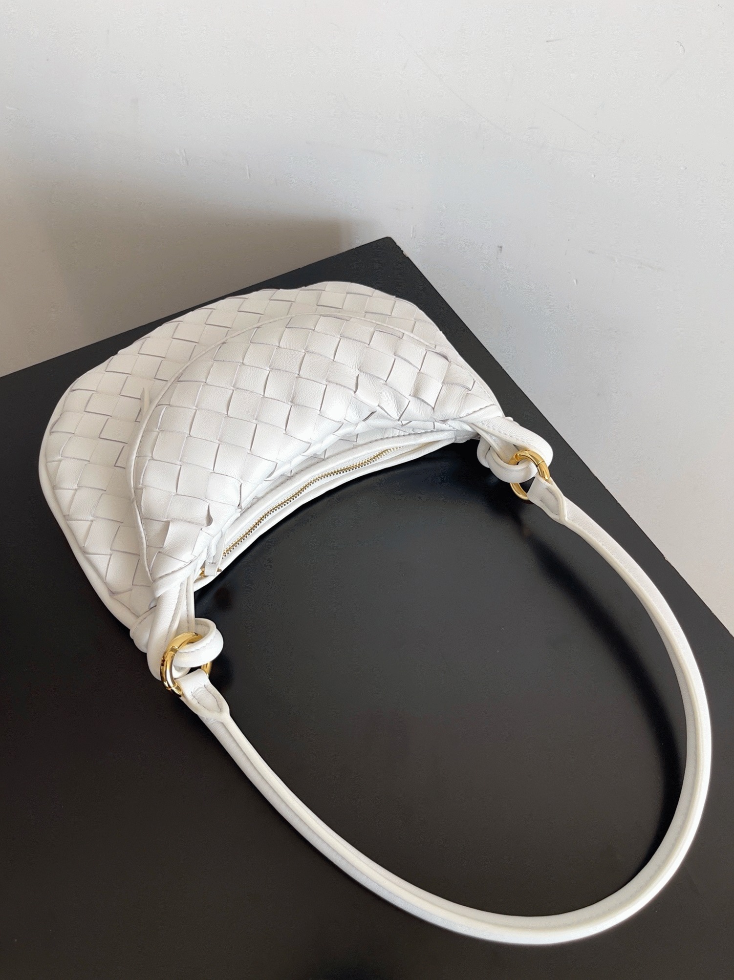 Replica B0tt*ga Ven*ta Gemelli Small Bag White