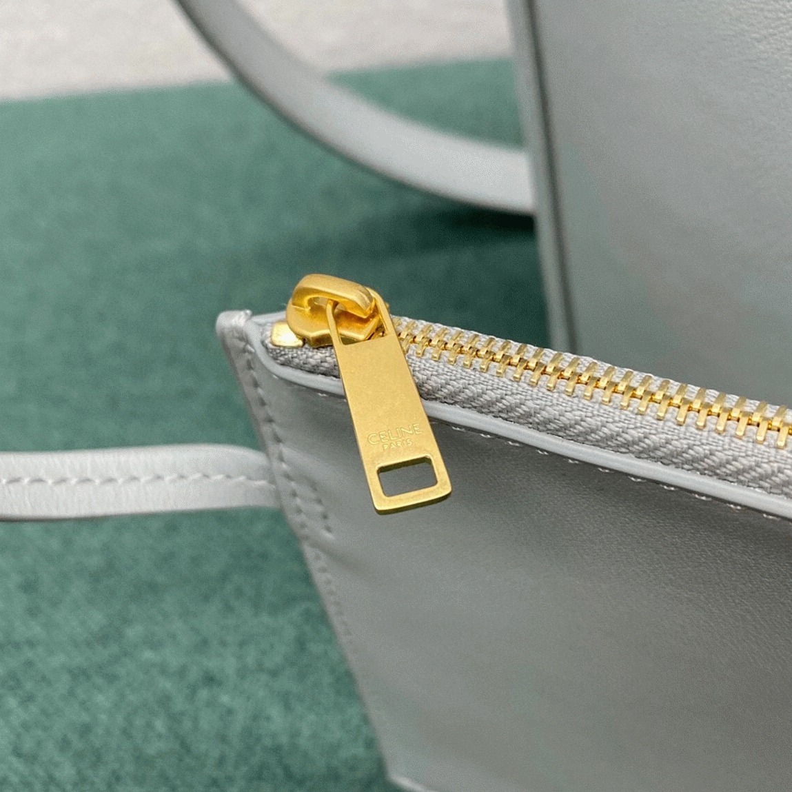 Top Quality Faux Ce1i*e Bucket 16 Bag In Mineral Smooth Calfskin