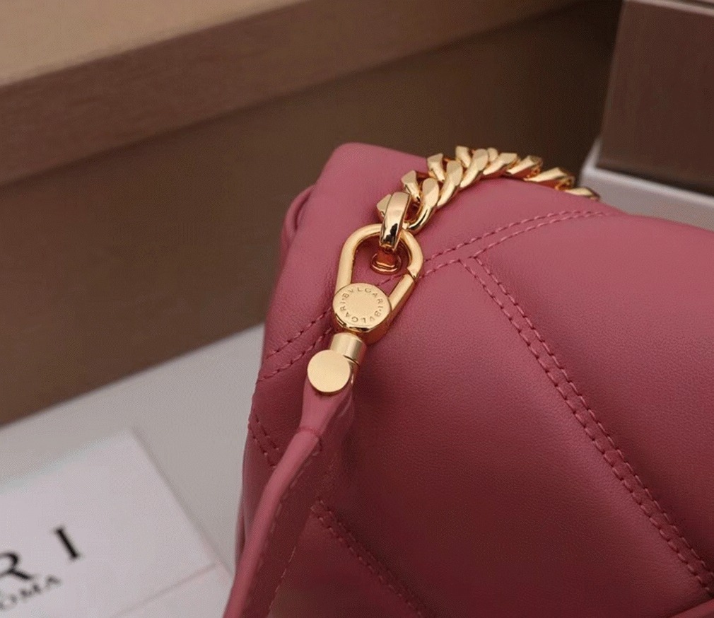Knockoff Bv1g*ai Serpenti Cabochon Small Bag Pink Leather
