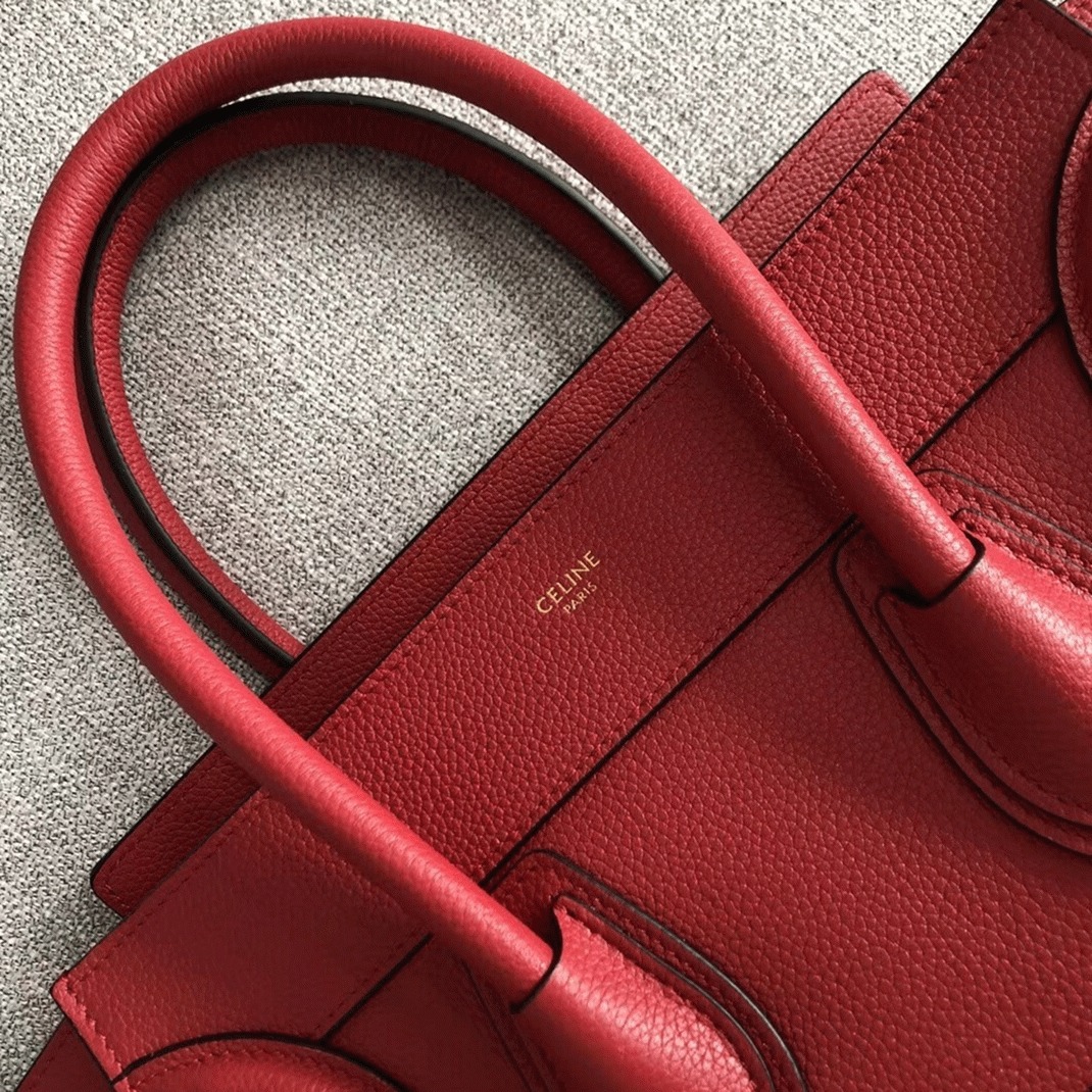 ce1i*e micro lU*gage tote bag fake in red