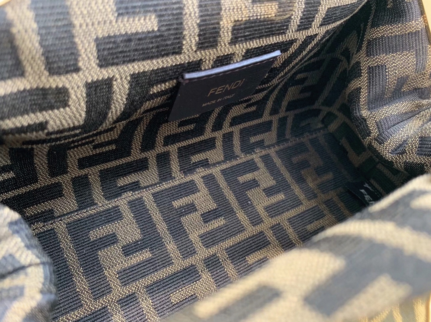 Top Quality Fake F**di First Medium Bag In Black Nappa Leather