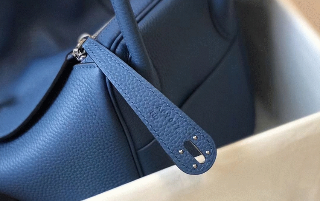 Copy H**me5 Lindy 30cm bag in blue agate shade