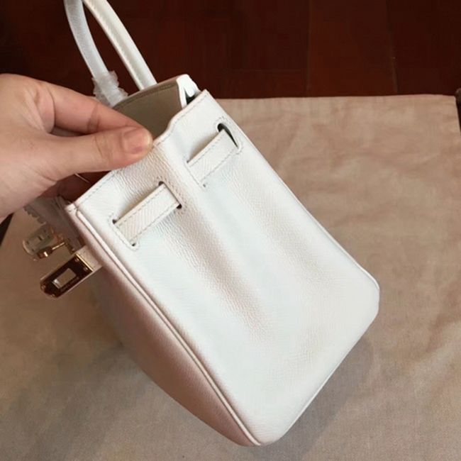 preM1vm replica white h**me5 birkin 25cm handbag