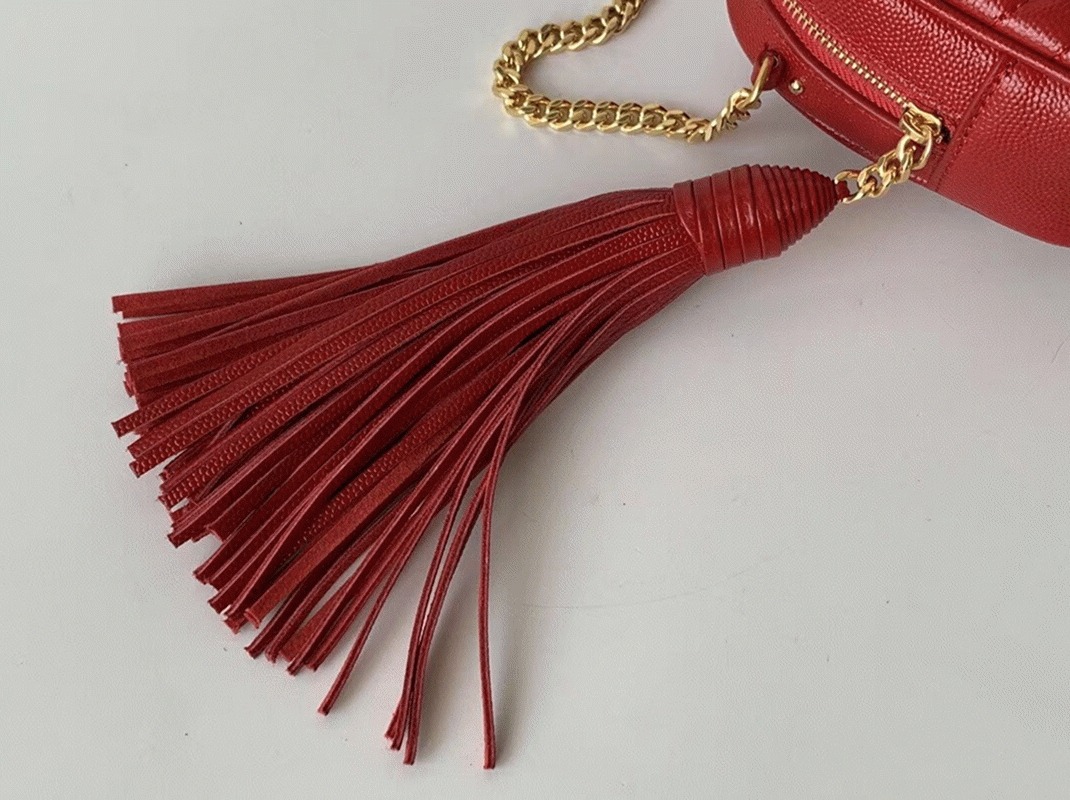 Fake Sa1nt Lau*nt Lou Mini Bag Red