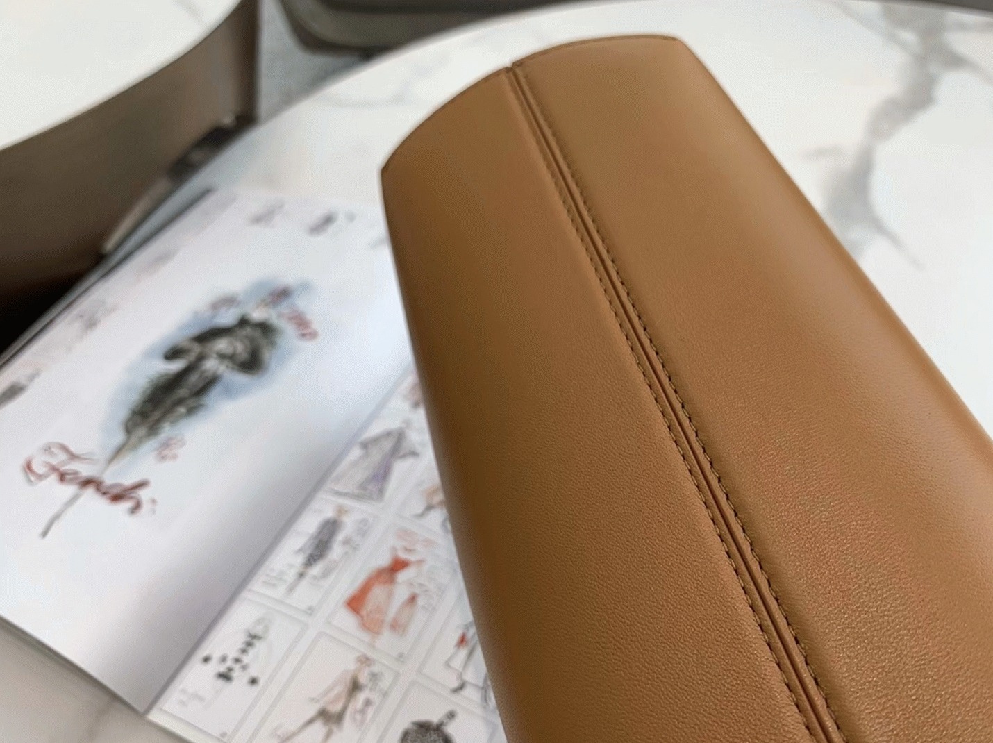 Top Quality Knockoff F**di First Small Bag In Brown