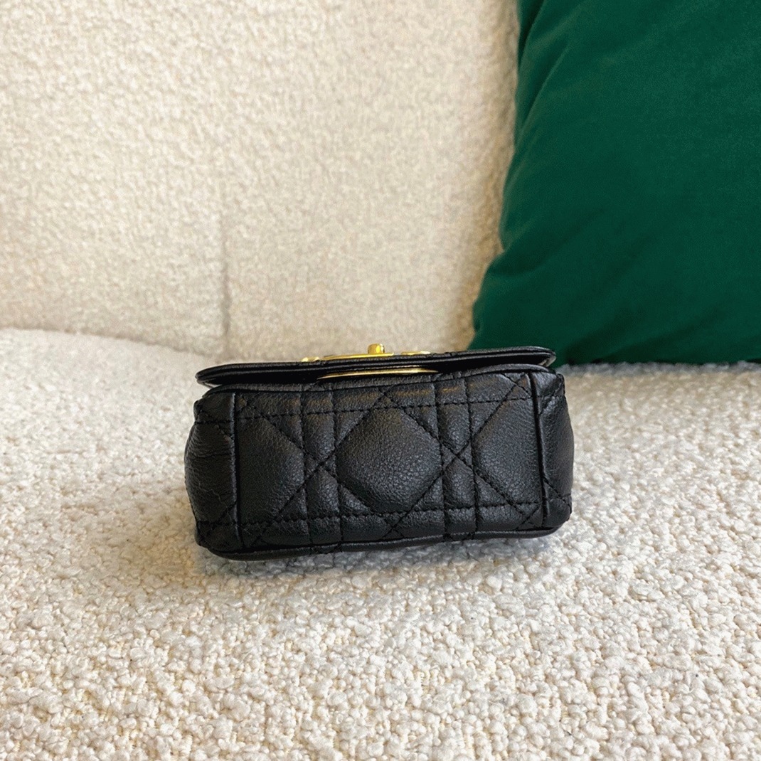 D10r Caro Micro Bag Knockoff in Black