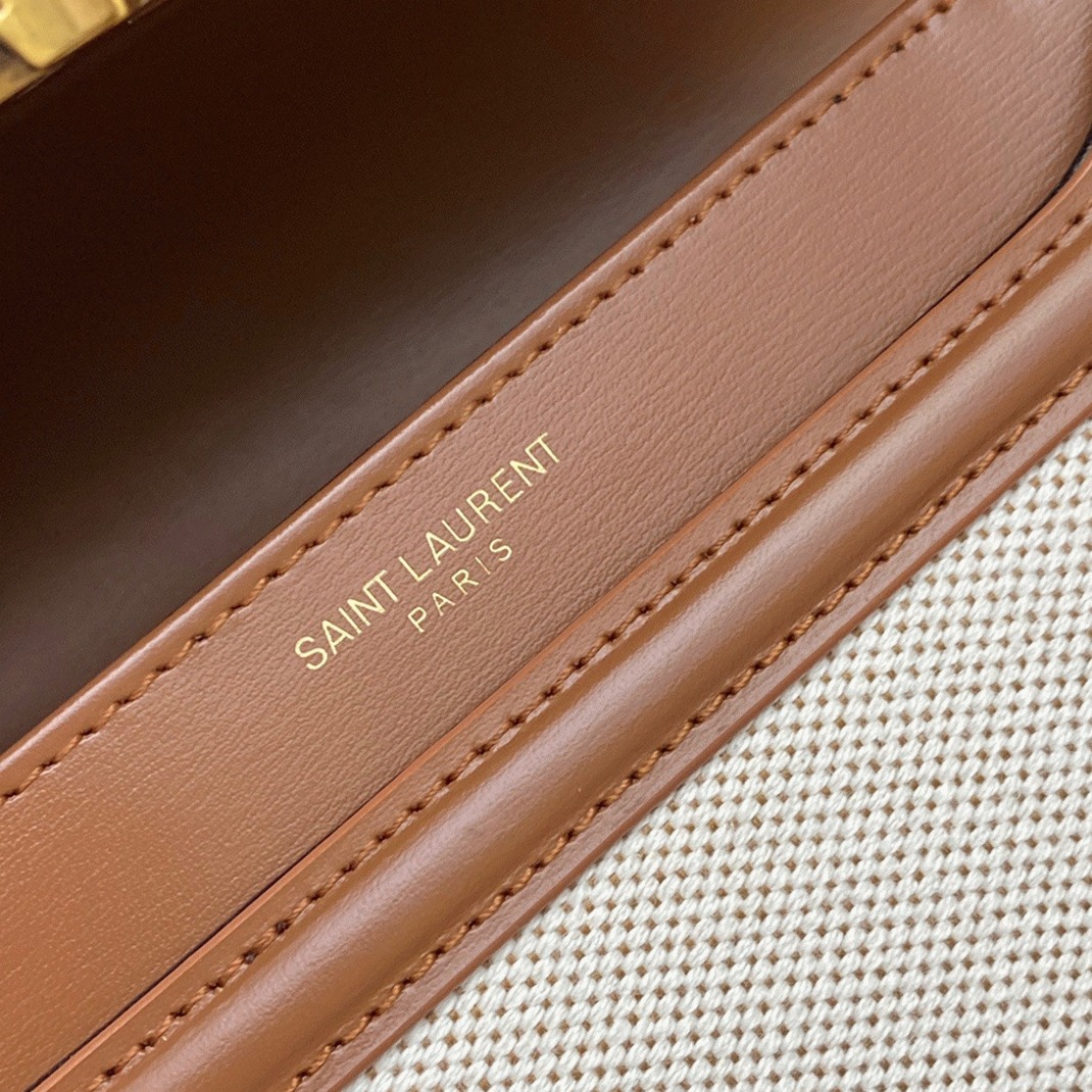 Fake Sa1nt Lau*nt Medium Solferino Bag Canvas