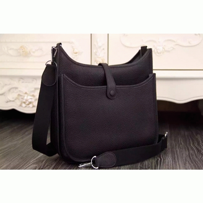Black Evelyne III PM Bag Replica 1:1 H**me5 Shoulder Bag
