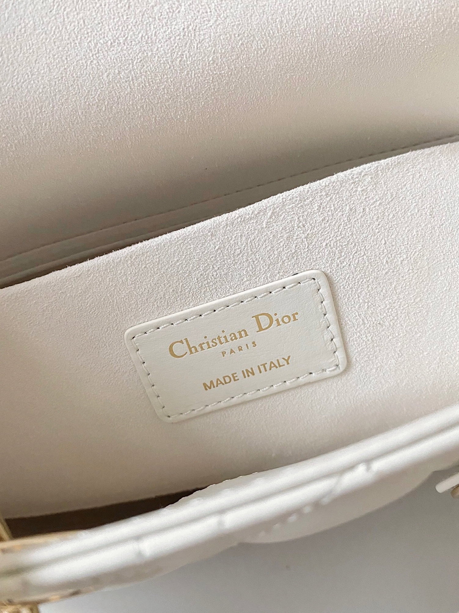 D10r Lady D-Joy Medium Bag Fake in White