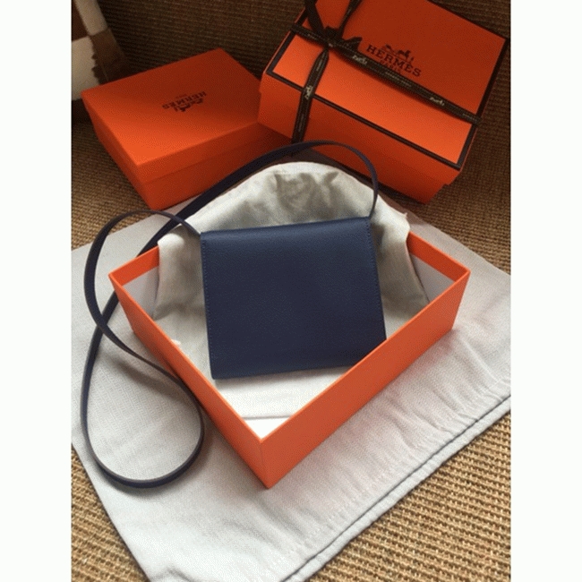 Sapphire replica H**me5 Clic wallet with strap