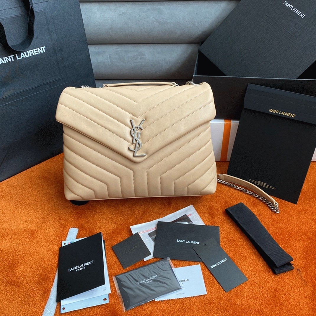 Replica Sa1nt Lau*nt LouLou Medium Chain Bag Poudre