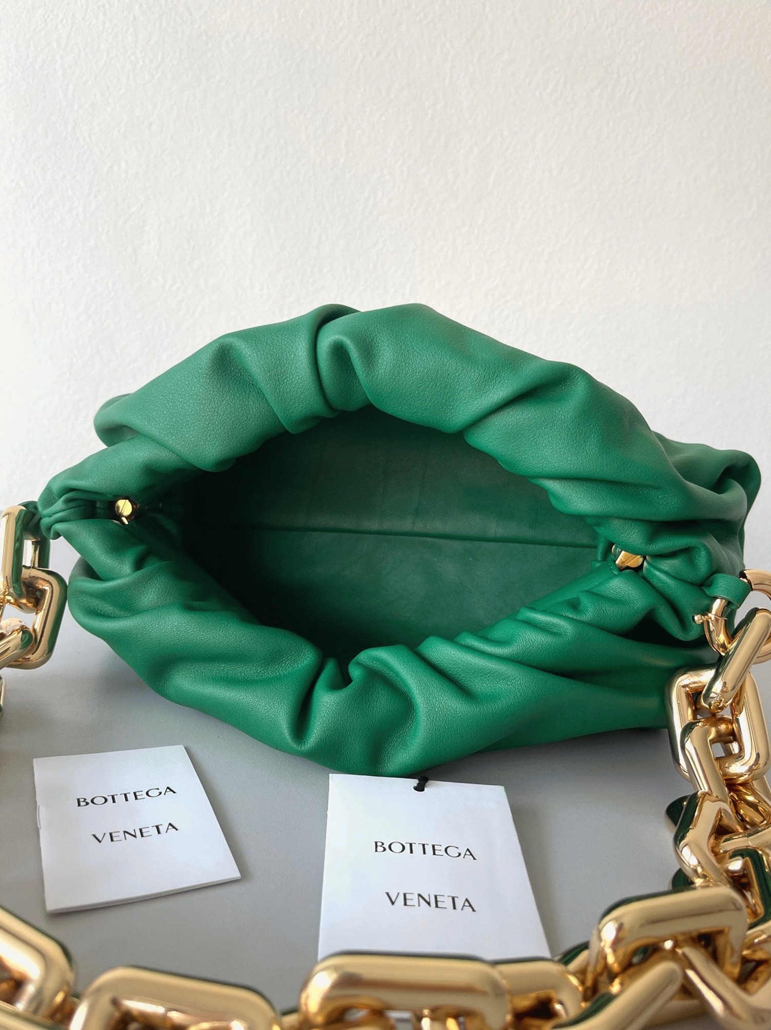 Replica B0tt*ga Ven*ta The Chain Pouch Bag Green
