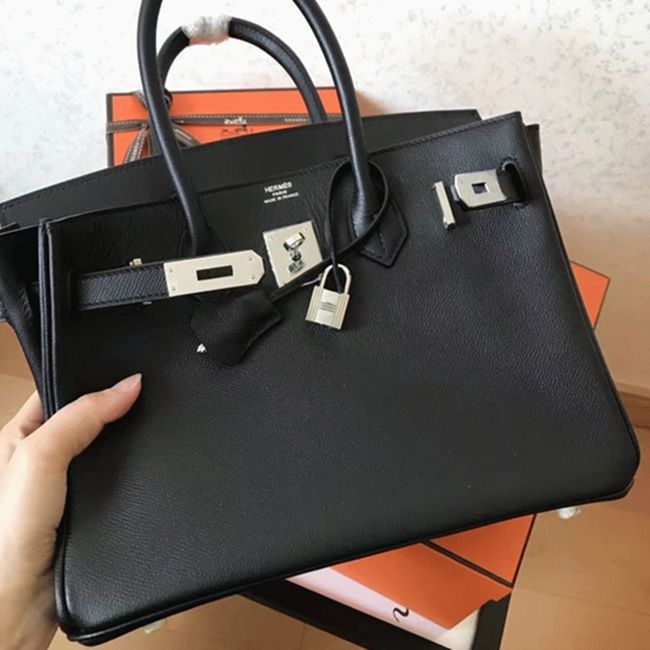 AAA Replica Black H**me5 Birkin 30cm Bag
