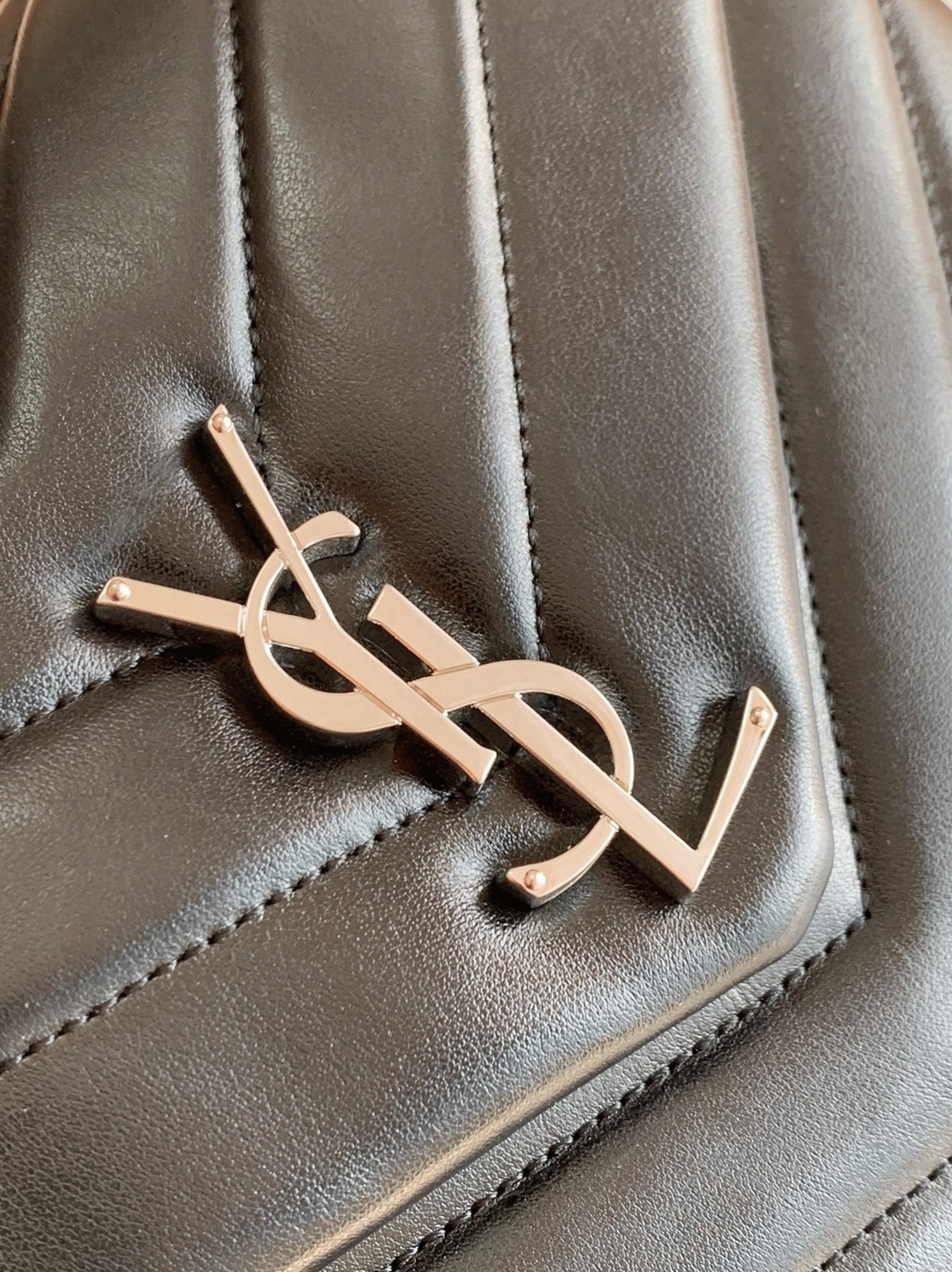 Replica Sa1nt Lau*nt LouLou Small Chain Bag Noir