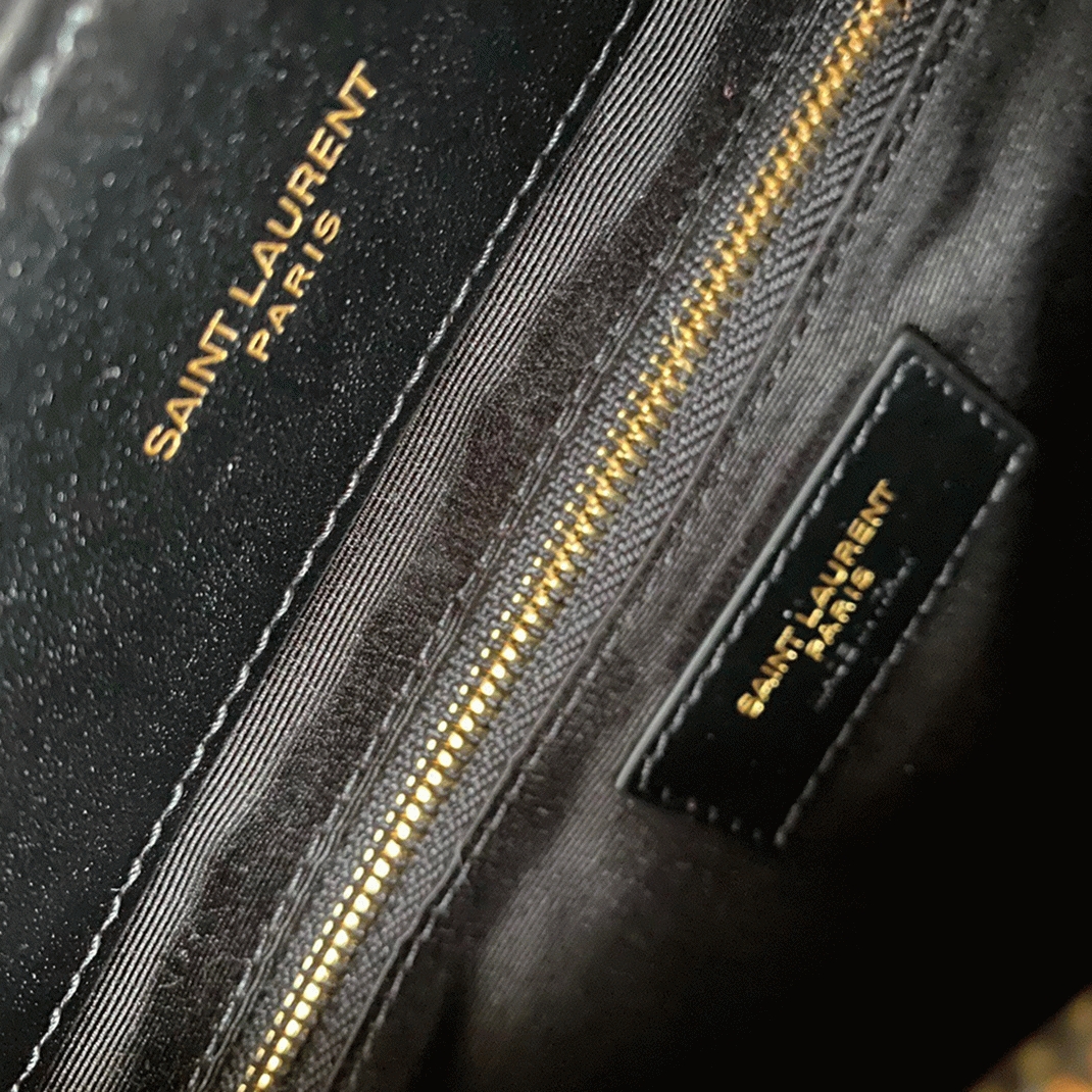 Replica Sa1nt Lau*nt LouLou Medium Chain Bag Black