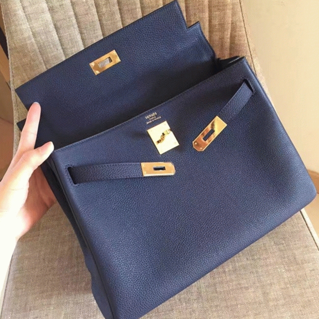 sapphire clemence fake h**me5 kelly retourne 28cm preM1vm bag