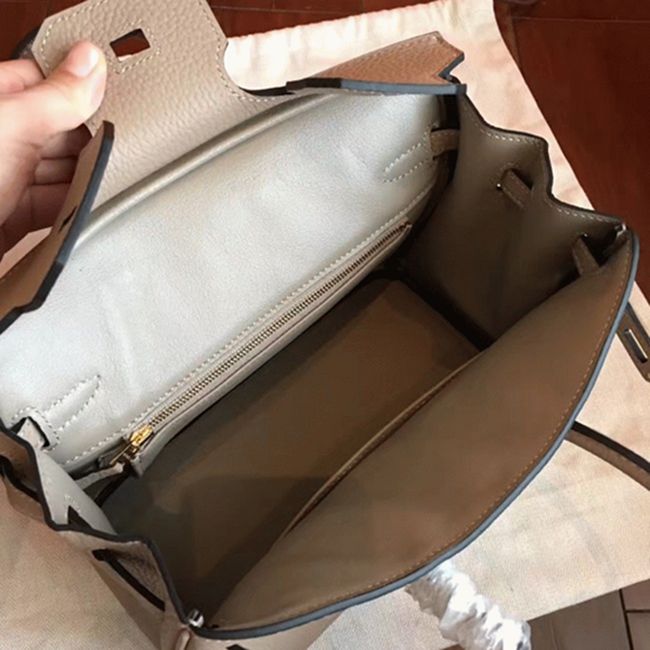 Fake H**me5 AAAAA Grey 25cm Birkin Purse