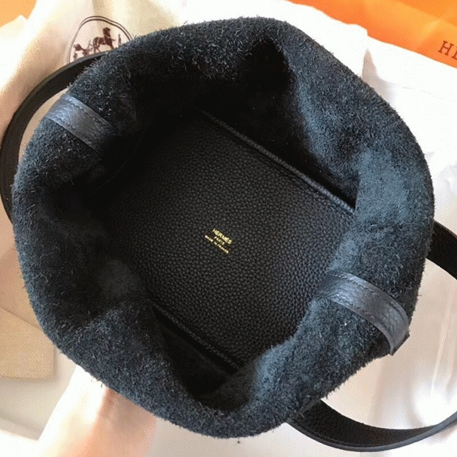 Black AAA replica H**me5 Picotin Lock 22cm handbag