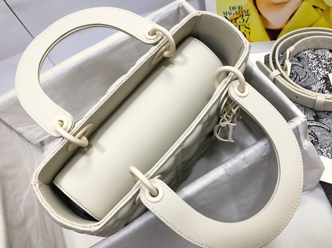 D10r Lady D10r Medium Bag Knockoff in White