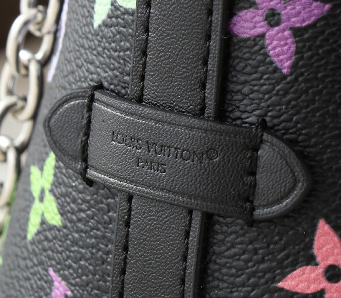 LV X TM Multicolored CarryAll BB In Black