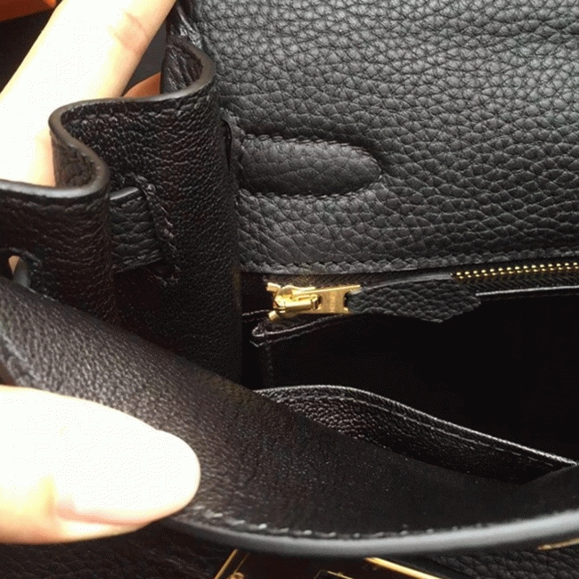Black Clemence Replica H**me5 Kelly Retourne 32cm Classic Purse