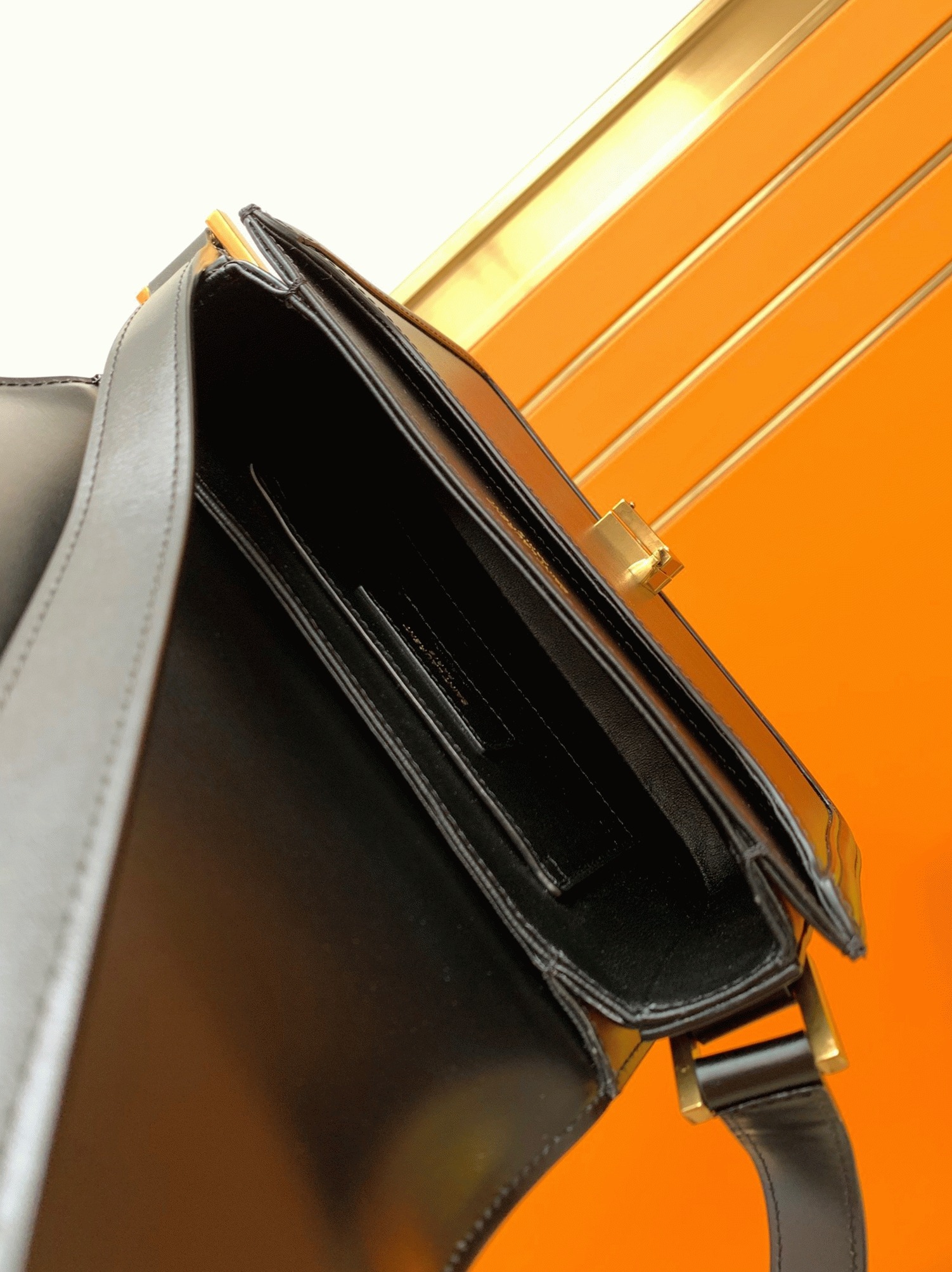 Replica Sa1nt Lau*nt Small Solferino Bag Black Calfskin