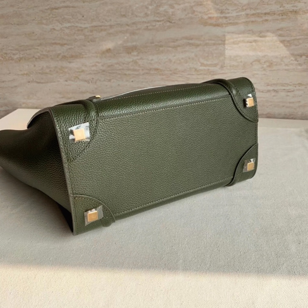 ce1i*e micro lU*gage tote bag knockoff in khaki green
